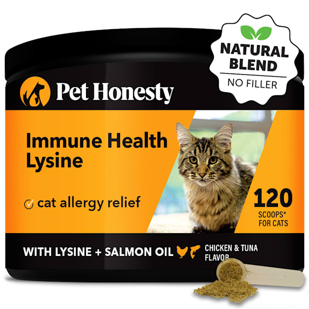 Pet Honesty Immune Health Lysine Powder Cat Supplement 4.2 oz