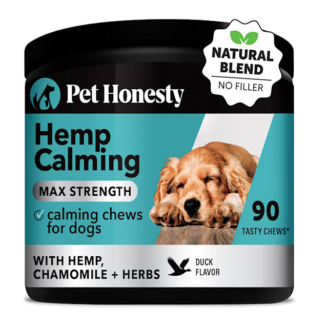 Pet Honesty Hemp Calming Max Strength Soft Chews for Dogs, Count of 90 - Carousel image #1