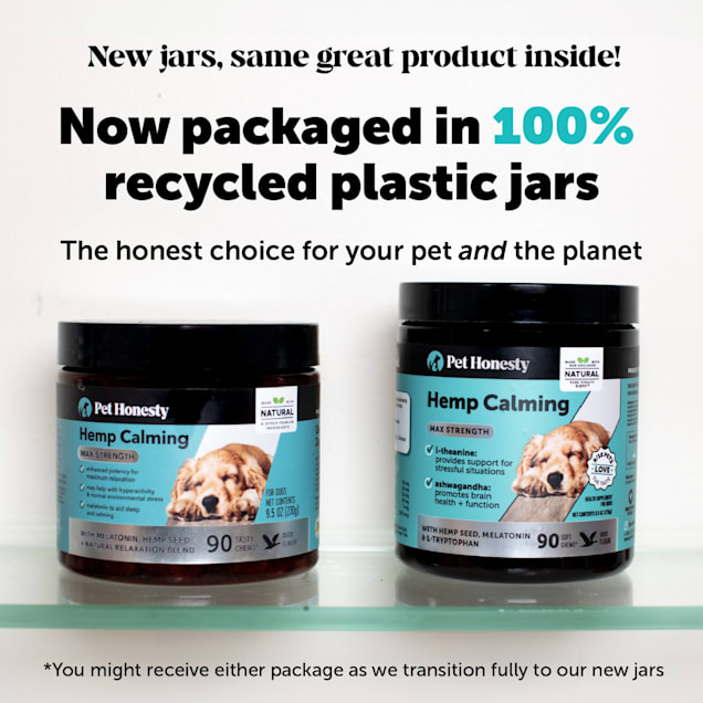 Pet Honesty Hemp Calming Max Soft Chews for Dogs 90 Count