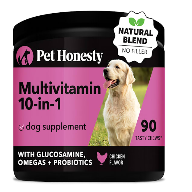 Pet Honesty Multivitamin 10-in-1 Soft Chews for Dogs, Count of 90 - Carousel image #1