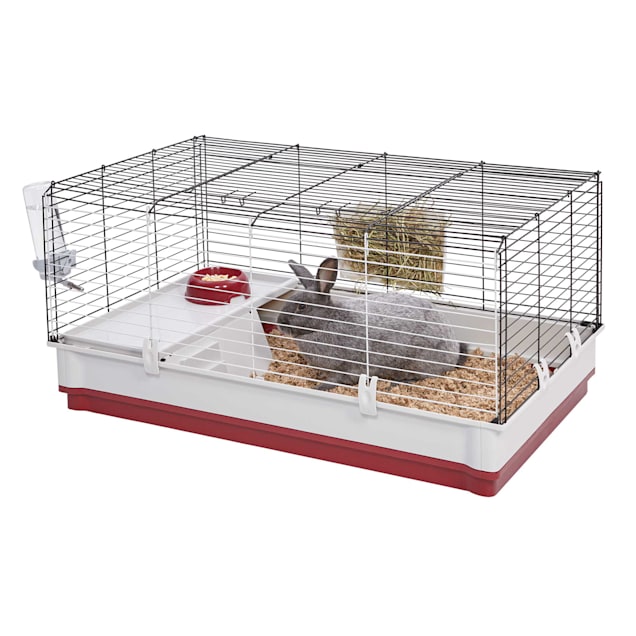 Midwest Wabbitat Deluxe Rabbit Home, 39.81" L X 23.67" W X 19.61" H Petco