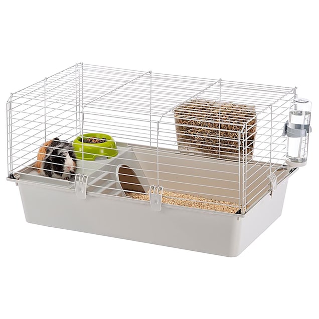 Ferplast cavie Guinea Pig Cage & Rabbit | Pet Includes All Grey