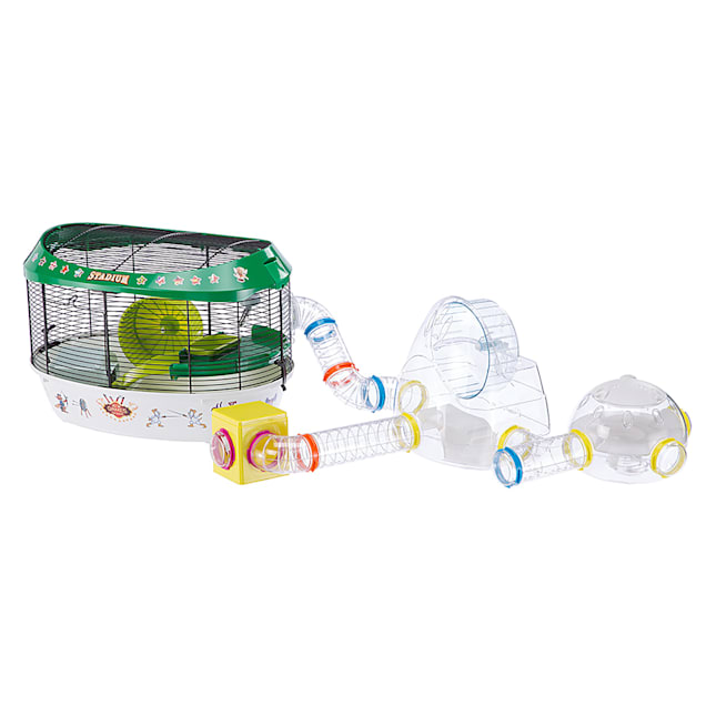 Divided hamster cage best sale