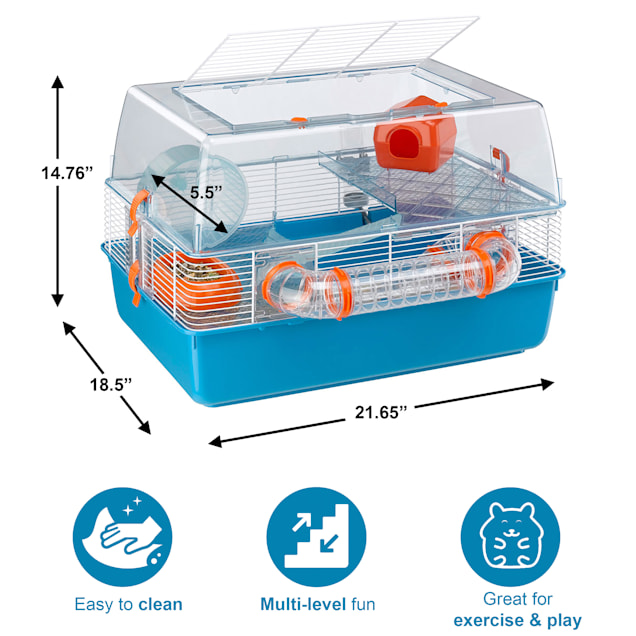 moord Dosering veld Ferplast Duna Fun Hamster Cage, 14.77" H | Petco