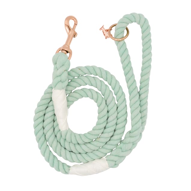 Green rope cheap leash