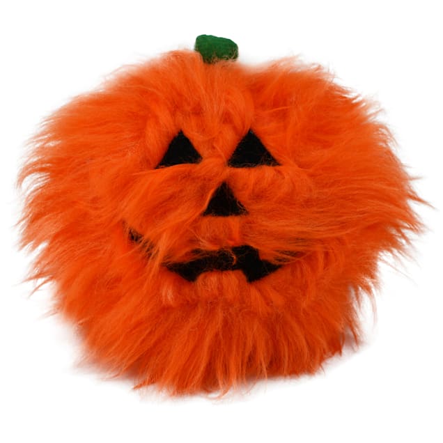 Multipet Halloween Fluffy Pumpkin Cat Toy Small Petco