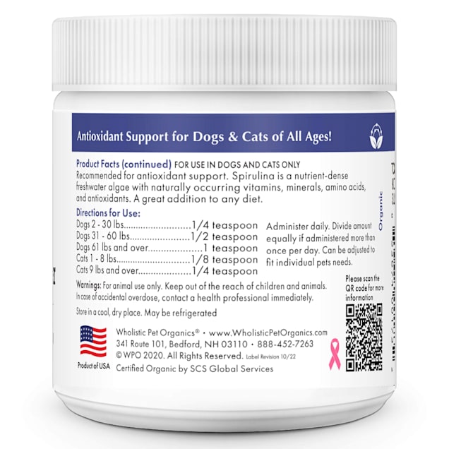 Spirulina for dogs outlet