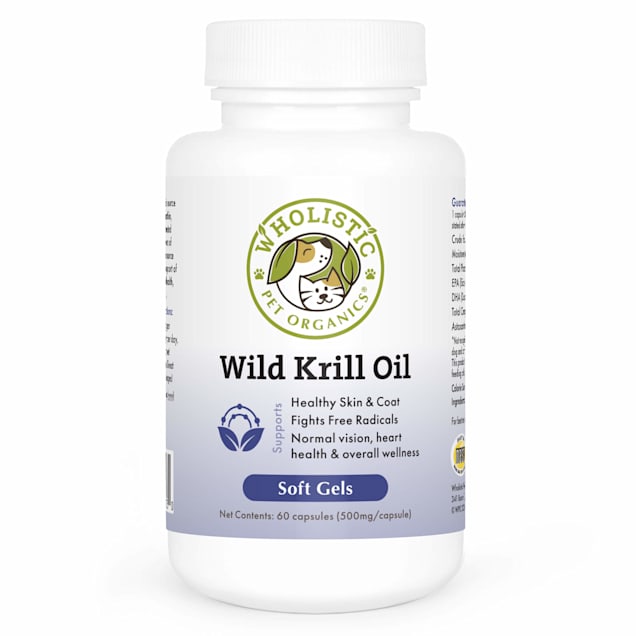 Wholistic Pet Krill Oil Antioxidant & Omega3 Supplement