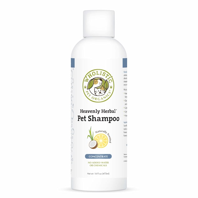 Wholistic Pet Organics Heavenly Herbal Shampoo Concentrate for Dogs and Cats, 16 fl. oz. - Carousel image #1