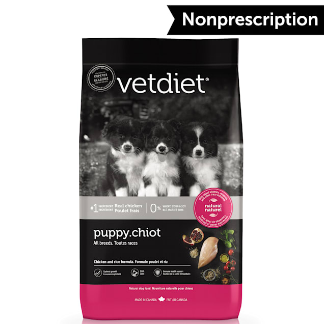 Vetdiet Chicken and Rice Dry Puppy All Breeds Dog Food, 15 lbs. Petco