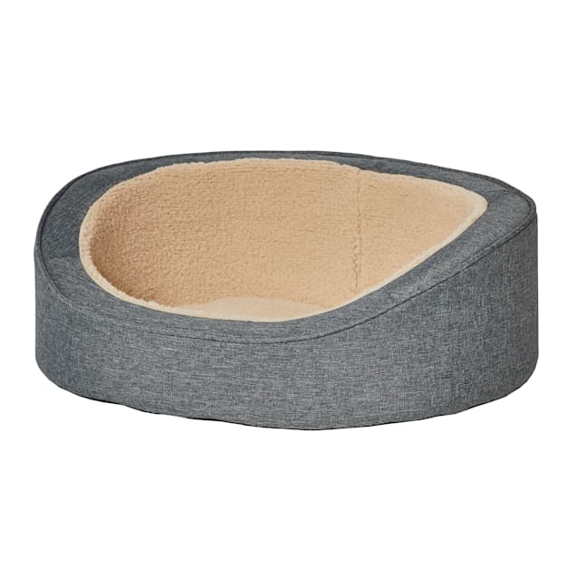 Orthopedic peaceful nester gray dog bed discount