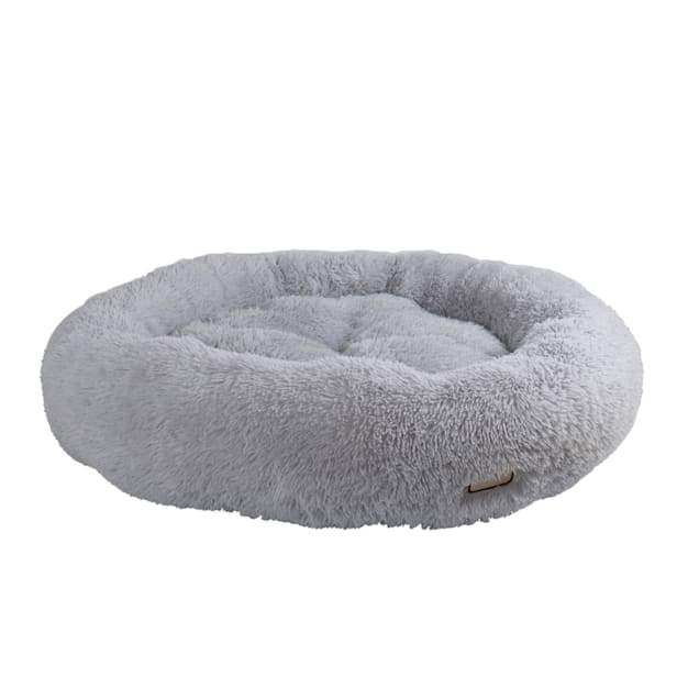 Armarkat Fluffy Gray Round Cat Bed, 41" L X 41" W X 9.5" H - Carousel image #1
