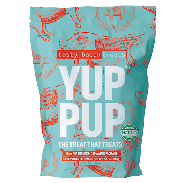 YUP PUP All Natural Tasty Bacon Calming Treats for Dogs 7.41 oz