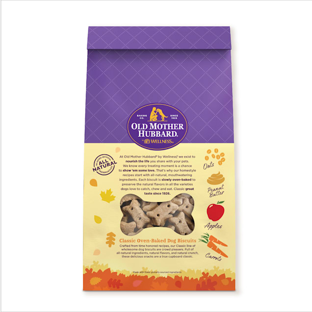 Old Mother Hubbard by Wellness Fall Favorite P Nutter Oven Baked Biscuits Dog Treats 16 oz
