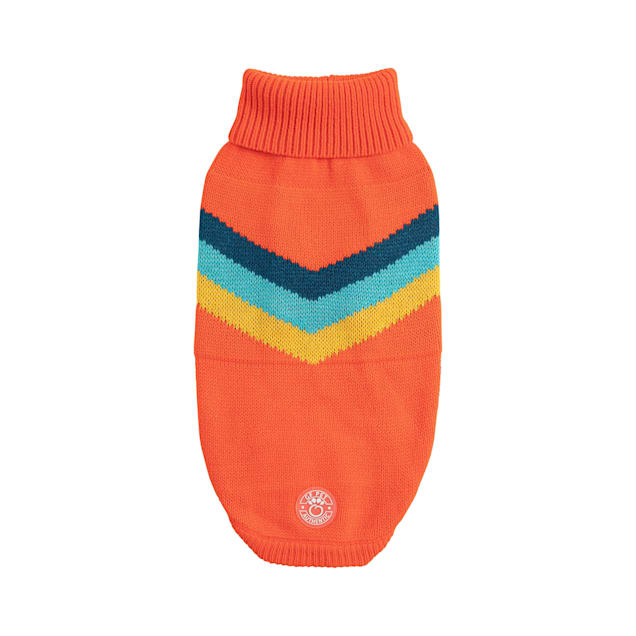 GF Pet Orange Alpine Dog Sweater 3X Small Petco
