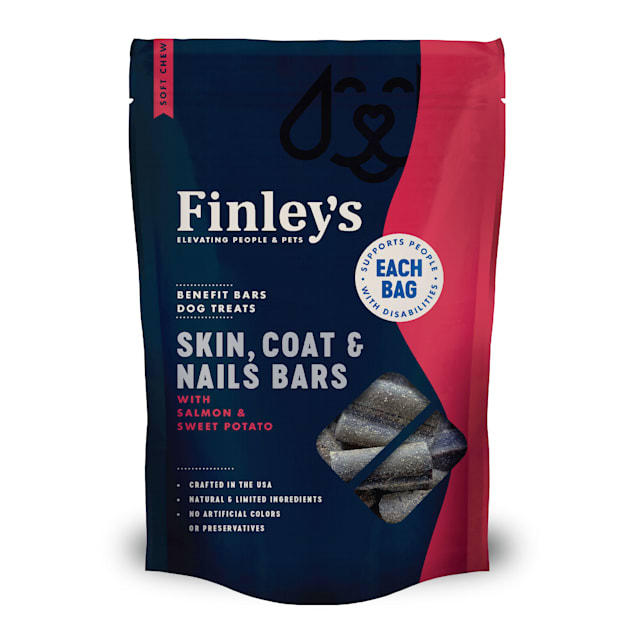 Finley's Skin, Coat & Nails Soft Chew Benefit Bars Dog Treats, 16 oz. - Carousel image #1