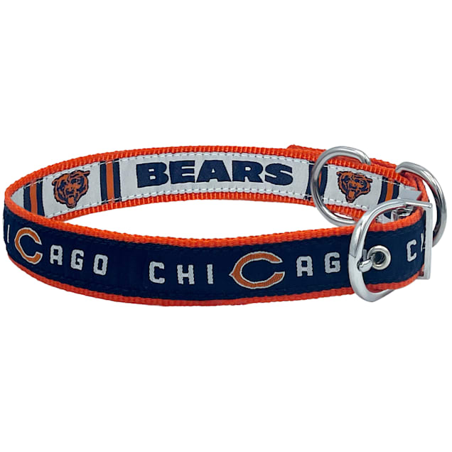 Pets First Chicago Bears Reversible Dog Collar, Medium