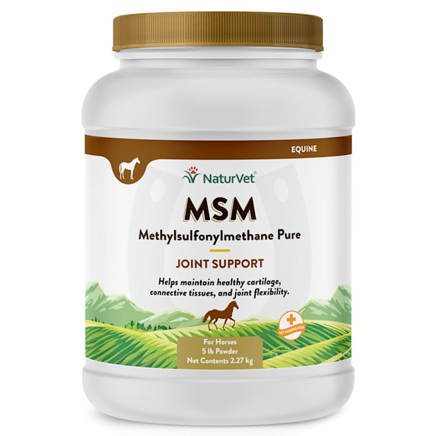 NaturVet Equine MSM Powder for Horses, 5 lbs. - Carousel image #1