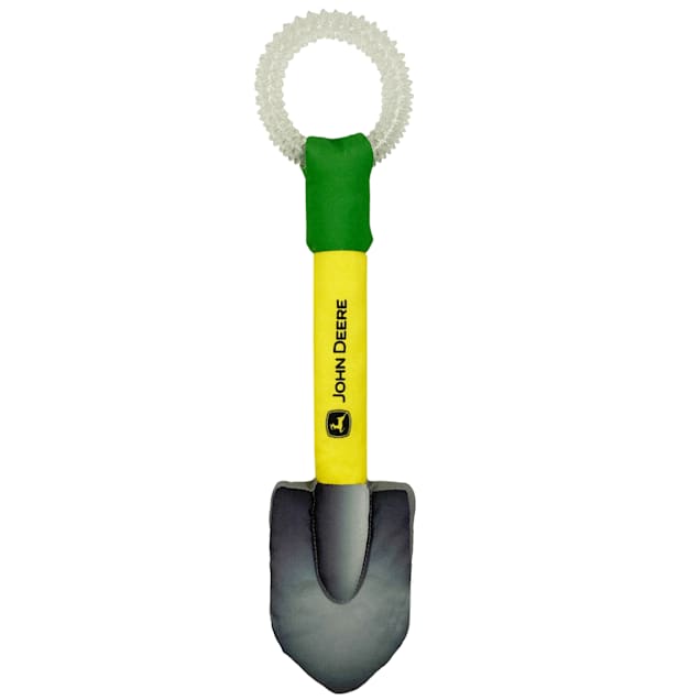 Pets First John Deere Shovel Dog Toy, Medium Petco