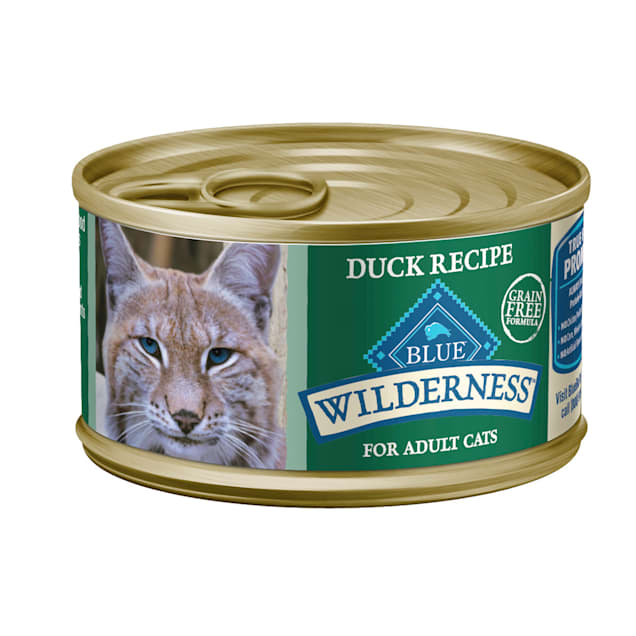 Blue Buffalo Blue Wilderness Duck Recipe Wet Cat Food, 3 oz., Case of 24 - Carousel image #1