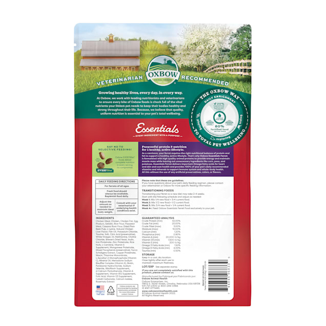 Oxbow ferret food cheap
