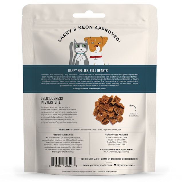 Yummers Salmon Sweet Potato Tender Morsels Dog Food Topper 5 oz