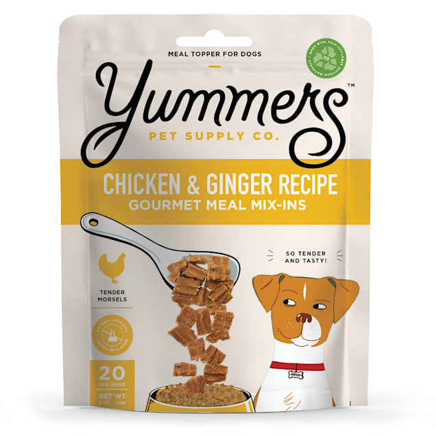 Yummers Chicken Ginger Tender Morsels Dog Food Topper 5 oz