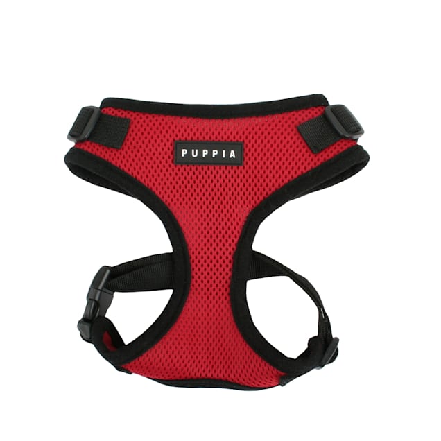 Puppia Red RiteFit Dog Harness with Adjustable Neck, Small - Carousel image #1