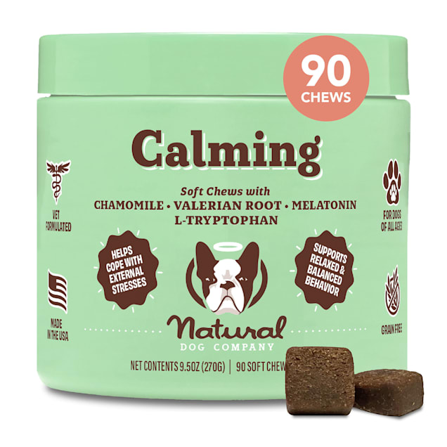 Natural Dog Company Calming Chews for Dogs, 10 oz., Count of 90 - Carousel image #1