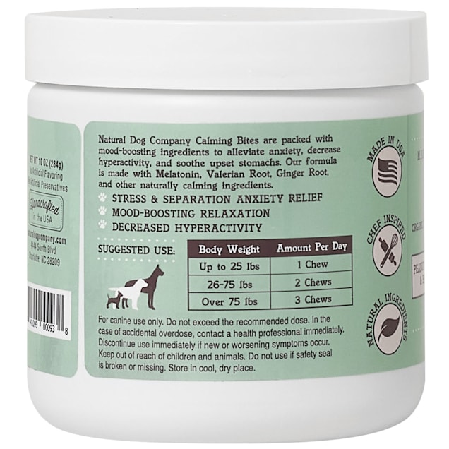 Natural Dog Company Calming Chews for Dogs 9.5 oz. Count of 90