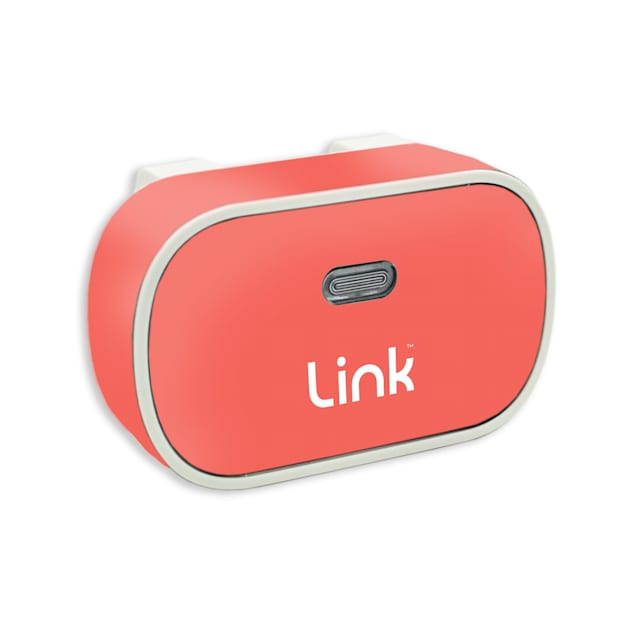 Link My Pet GPS Dog Tracker Activity Monitor with Coral Wrap Petco