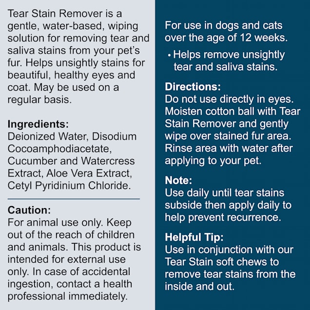Chew Heal Tear Stain Remover For Dogs 4 fl. oz. Petco