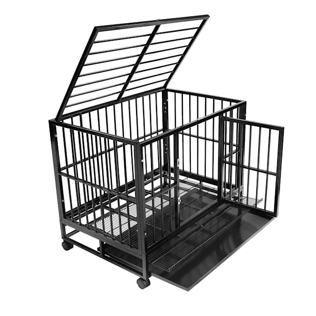 Dog steel cage discount
