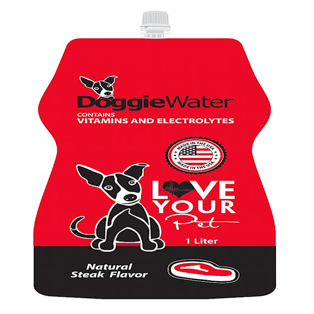 DoggieWater Steak Water for Dogs 1000ML Petco