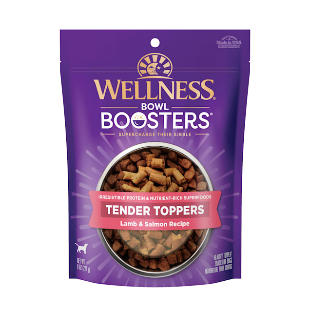 Wellness Bowl Boosters Tender Toppers Lamb & Salmon Recipe Wet Dog Food