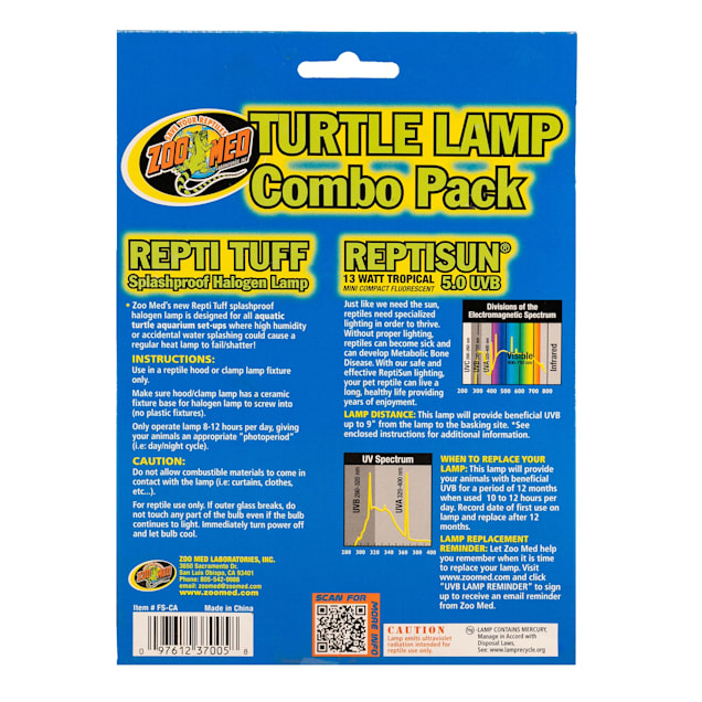 Zoo Med Turtle Lamp Combo Pack Petco