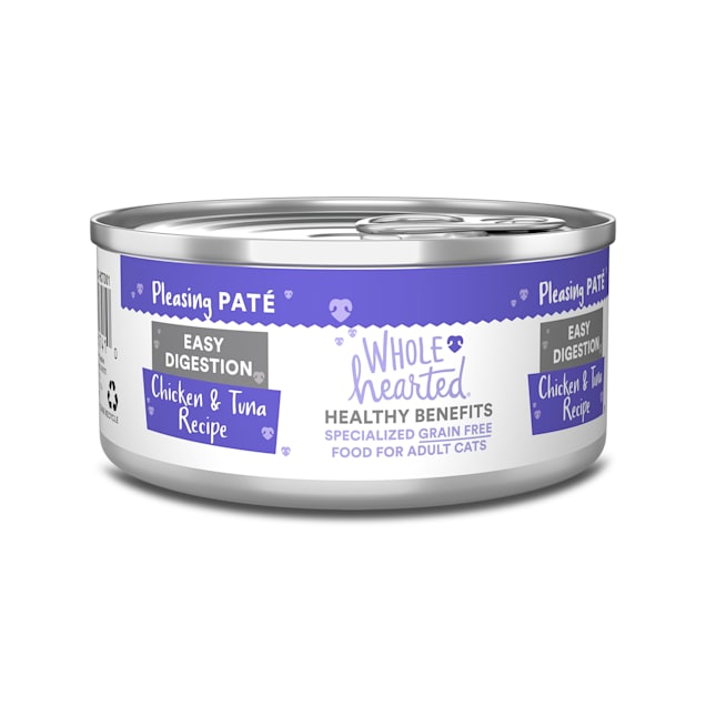 WholeHearted Easy Digestion Chicken & Tuna Recipe Adult Wet Cat Food, 5