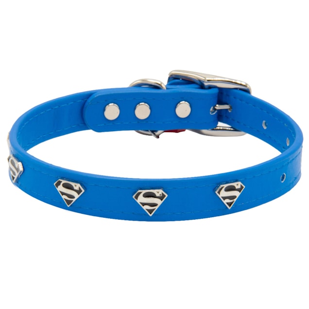 Buckle Down DC Comics Superman Vegan Leather Dog Collar XX Large