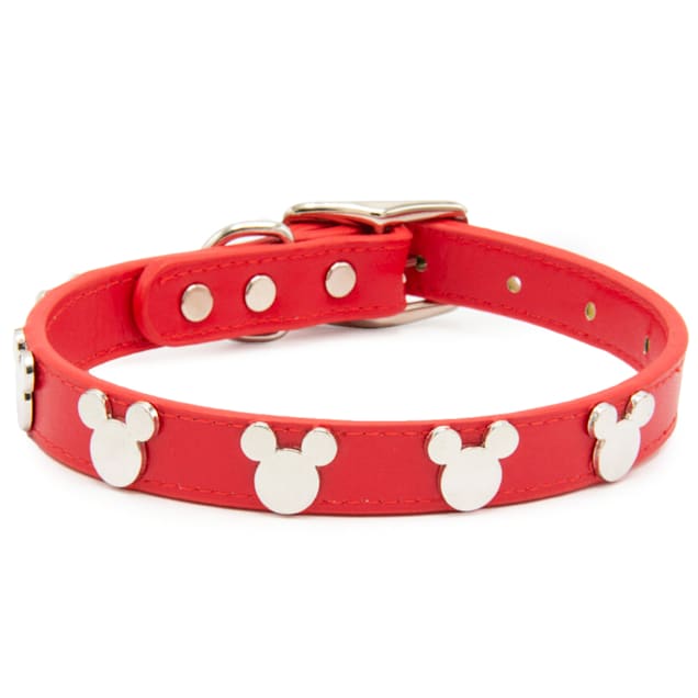 Buckle-Down Disney Mickey Mouse Hand Red Vegan Leather Belt