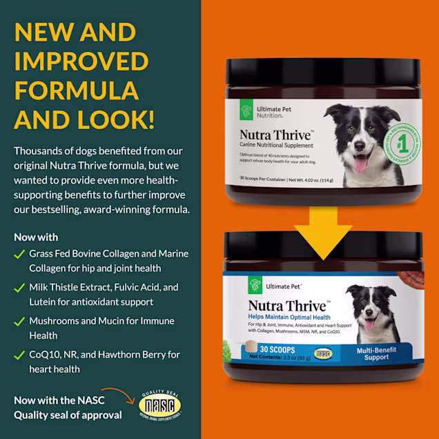 Pet Health Ultimate Pet Nutrition Nutra Thrive Reviews Ultimate