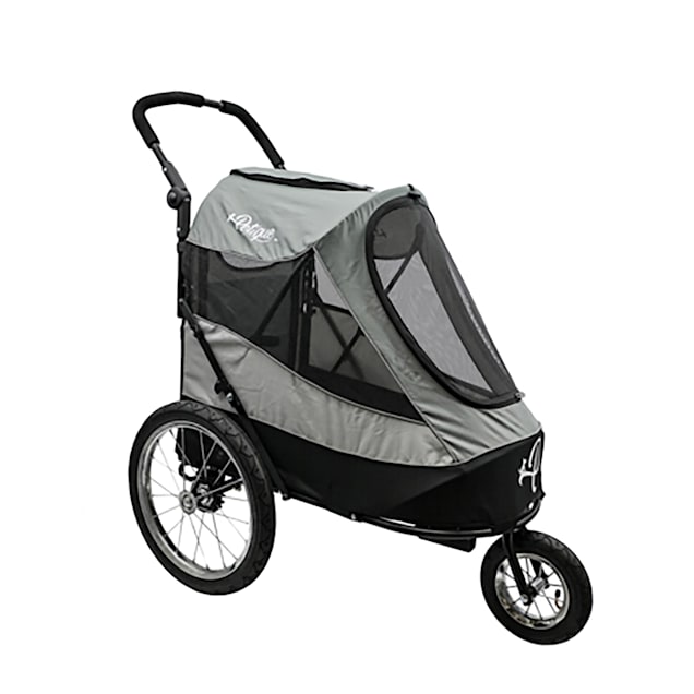 Petique Space Gray Trailblazer Pet Jogger, 20" L X 10" W X 29" H - Carousel image #1