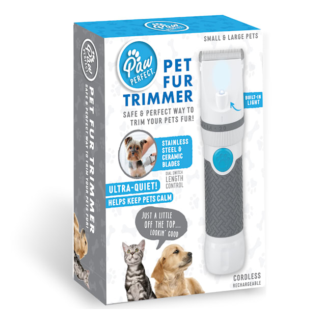 PawPerfect Quiet Fur Trimmer for Dogs Cats with Combs from Petco