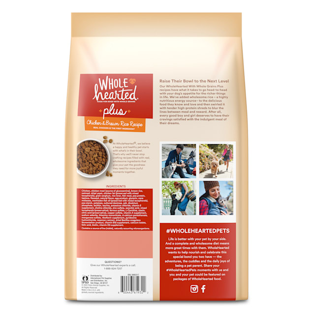 Wholehearted dry shop dog food reviews
