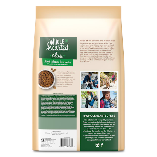 Wholehearted limited ingredient dog food reviews shop