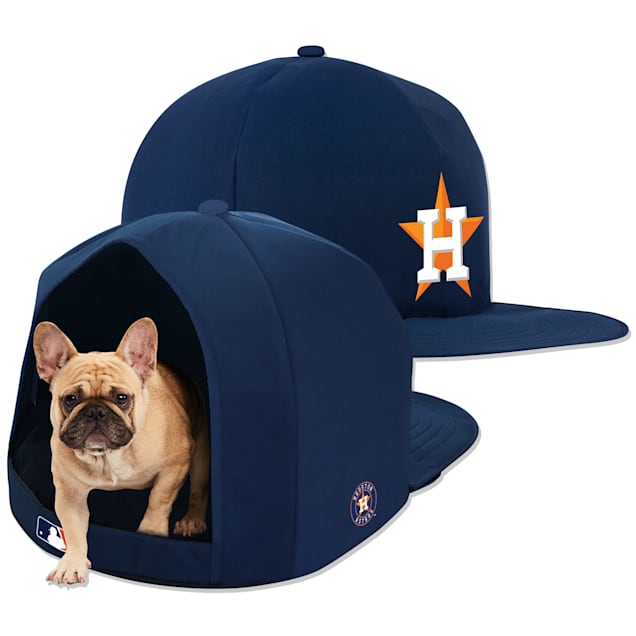 Nap Cap Houston Astros Plush Dog Bed, 31.5" L X 19.5" W X 14" H - Carousel image #1