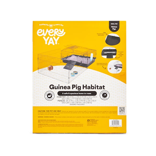 EveryYay Guinea Pig Habitat With Play Yard Petco
