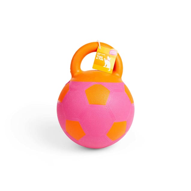 Dog toy ball with handle cheap