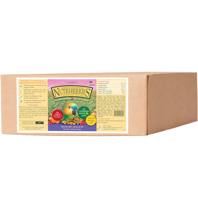 Lafeber's Sunny Orchard Nutri-Berries Parrot Bird Food, 14 lbs. - Carousel image #1
