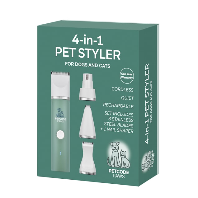 Petcode Paws 4 in 1 Pet Styler Trimmer and Filer for Dog and Cat