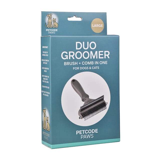 Petcode Paws Large Dove Gray Detangling Kit for Dogs Grooming 10.14 fl. oz